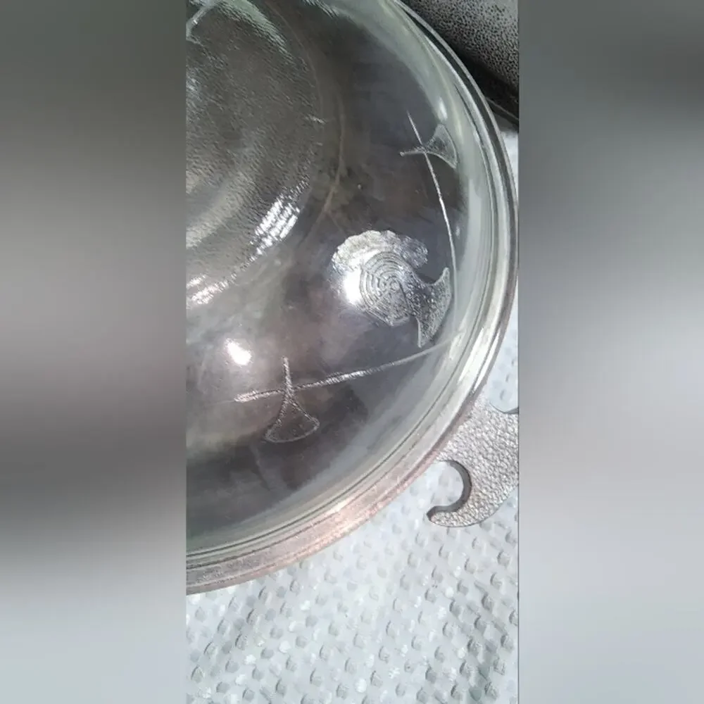 VINTAGE GUARDIAN SERVICE EUC 51X ALUMINUM COOKER POT WITH GLASS LID